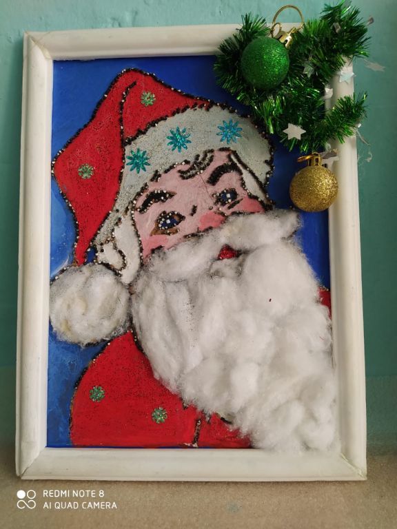 Выставка совместных работ с родителями "Зимушка-зима"