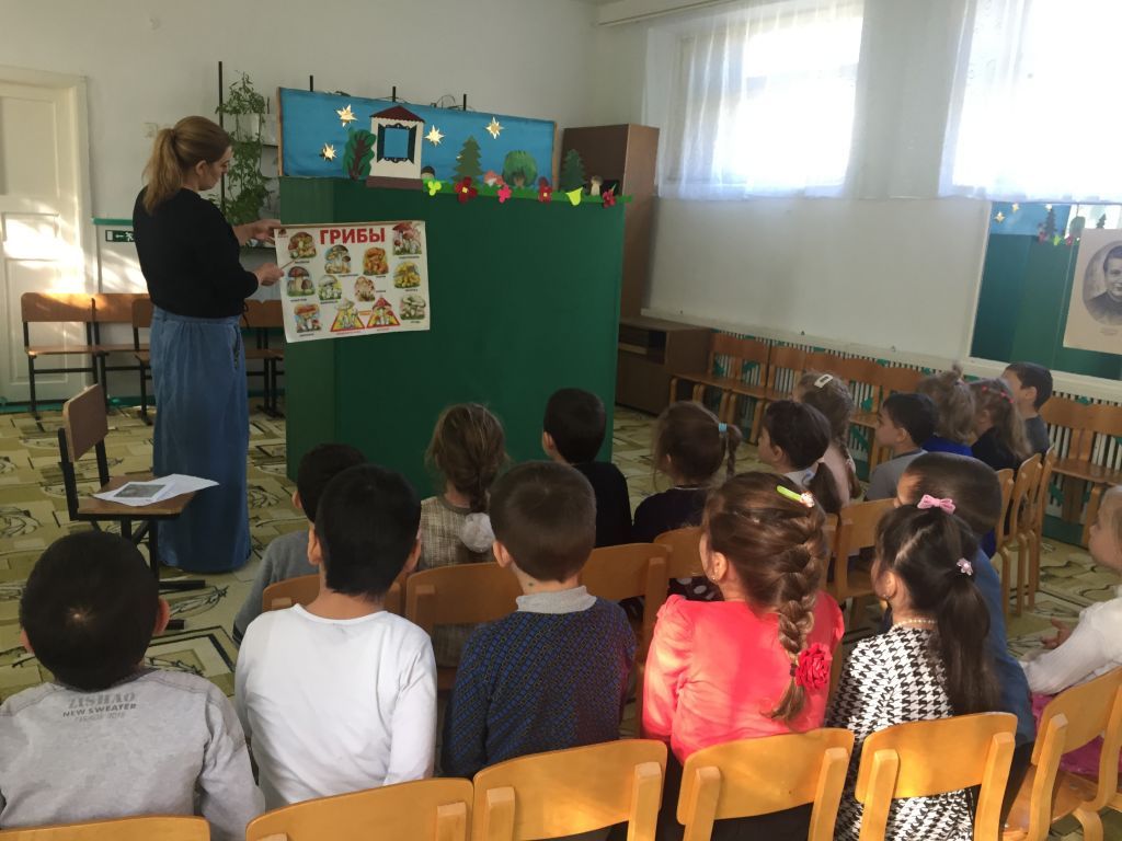 Закрепление, тема недели грибы.