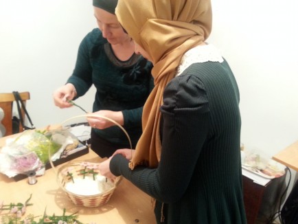 На занятии объединения "Бисероплетение" На занятии объединения "Бисероплетение"