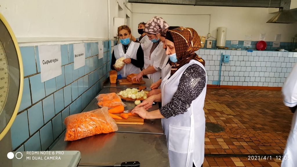 Семинар-практикум по организации горячего питания в МКОУ «СОШ№4»г.Хасавюрт.