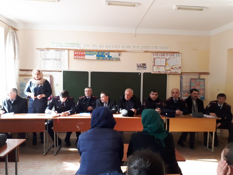 Встреча с начальником ОМВД России по Рутульскому району Магомедовым А.Р.