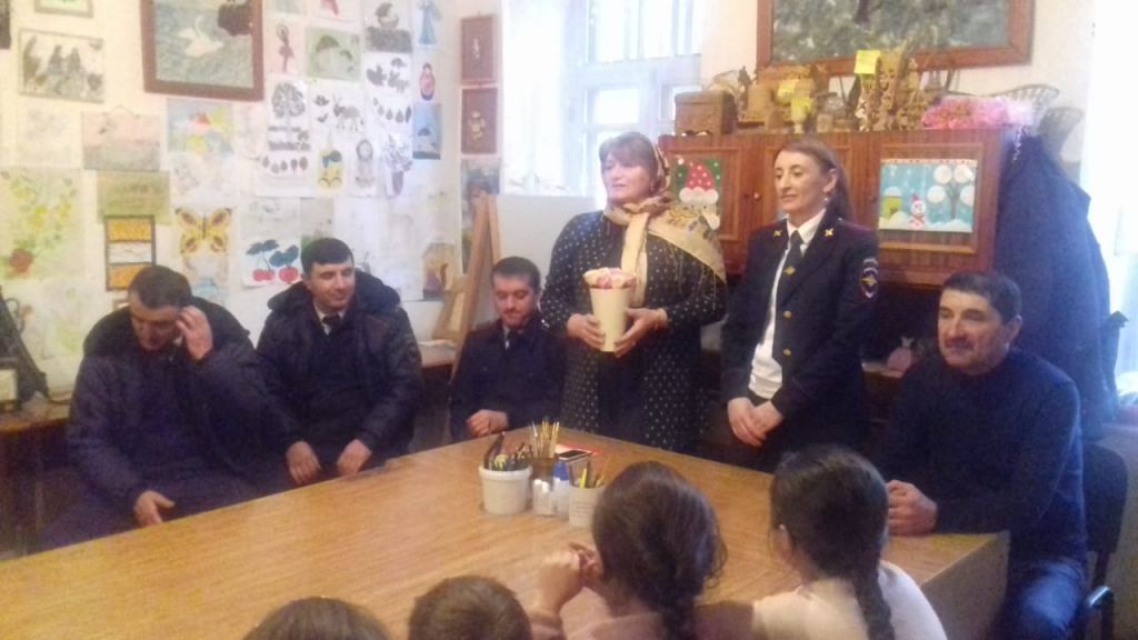 Встреча приуроченная к празднику 23-февраля, "Женщина в погонах!"