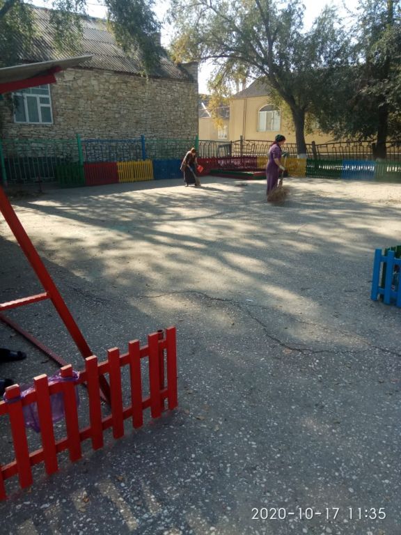 Субботник в детском саду