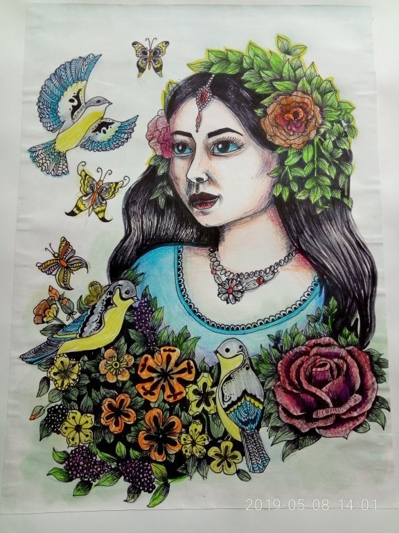 Работы учащихся (ГРАФИКА)