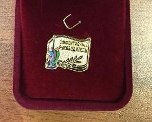 Руководителю образовательной организации Меджидову К.М. вручен знак «Эффективный руководитель -2018» Руководителю образовательной организации Меджидову К.М. вручен знак «Эффективный руководитель -2018»