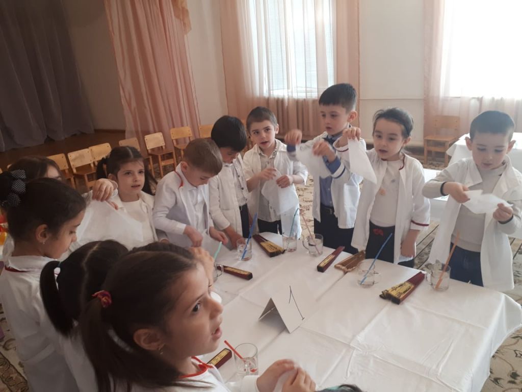 Проектная работа в старшей группе "ВСЕЗНАЙКИ" - "Воздух вокруг нас"